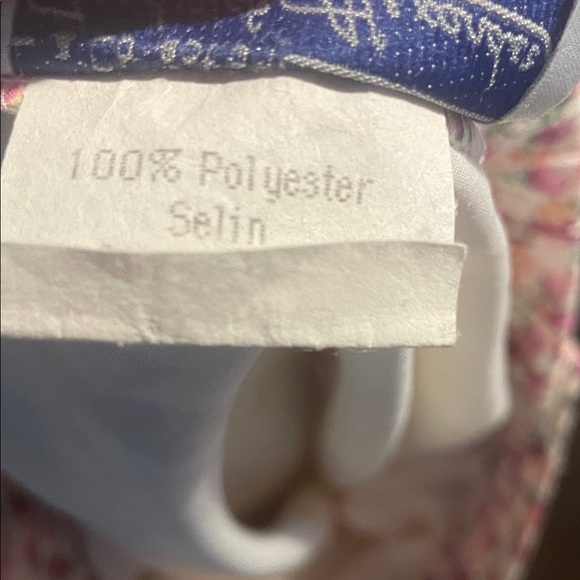 Floral A-Line Skirt in Cream and Pink - Picture 7 of 8